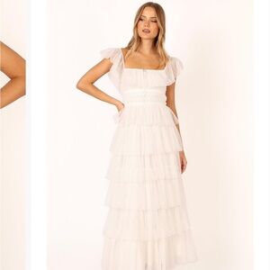 Petal & Pup White Maxi Dress